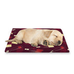 Glasses And Bottles Of Wine Print Pet Cooling Mat Cover