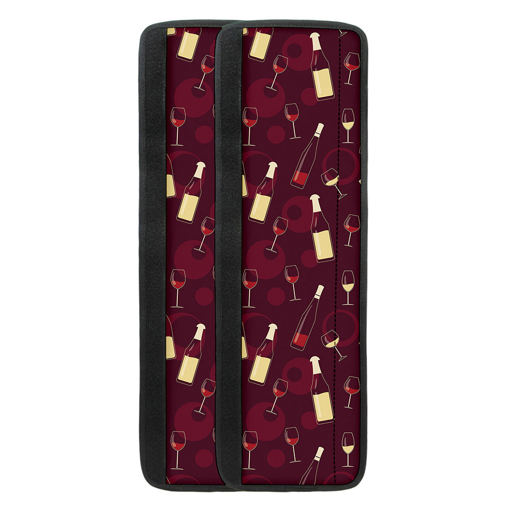 Glasses And Bottles Of Wine Print Refrigerator Handle Covers