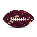 Glasses And Bottles Of Wine Print Rugby Ball