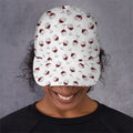 Glasses Of Wine Pattern Print Baseball Cap