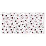 Glasses Of Wine Pattern Print Beach Towel
