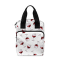Glasses Of Wine Pattern Print Bible Tote Bag