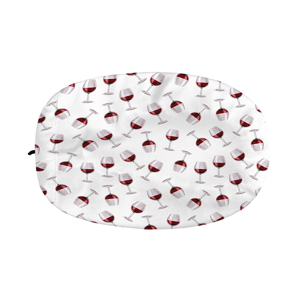 Glasses Of Wine Pattern Print Car Side Mirror Covers