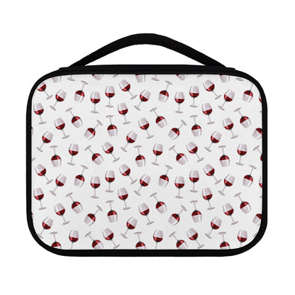 Glasses Of Wine Pattern Print Classic Bible Case
