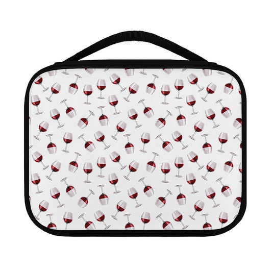 Glasses Of Wine Pattern Print Classic Bible Case
