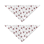 Glasses Of Wine Pattern Print Dog Bandana