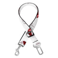 Glasses Of Wine Pattern Print Dog Seat Belt