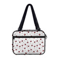 Glasses Of Wine Pattern Print Double Strap Bible Bag