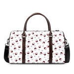 Glasses Of Wine Pattern Print Duffle Bag