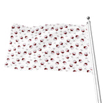 Glasses Of Wine Pattern Print Flag