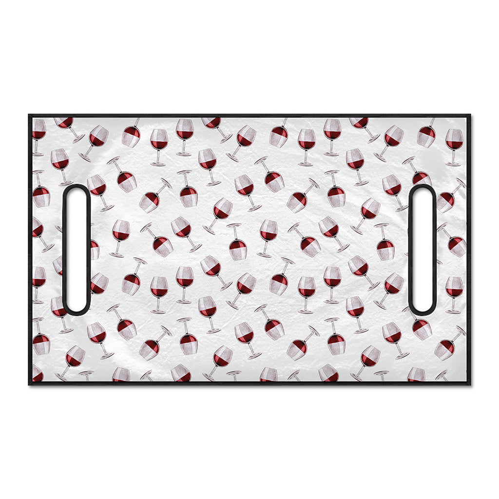 Glasses Of Wine Pattern Print Golf Cart Seat Cover