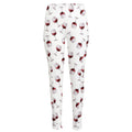 Glasses Of Wine Pattern Print High-Waisted Pocket Leggings