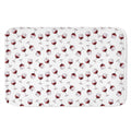 Glasses Of Wine Pattern Print Indoor Door Mat