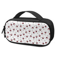 Glasses Of Wine Pattern Print Portable Cooler Travel Case