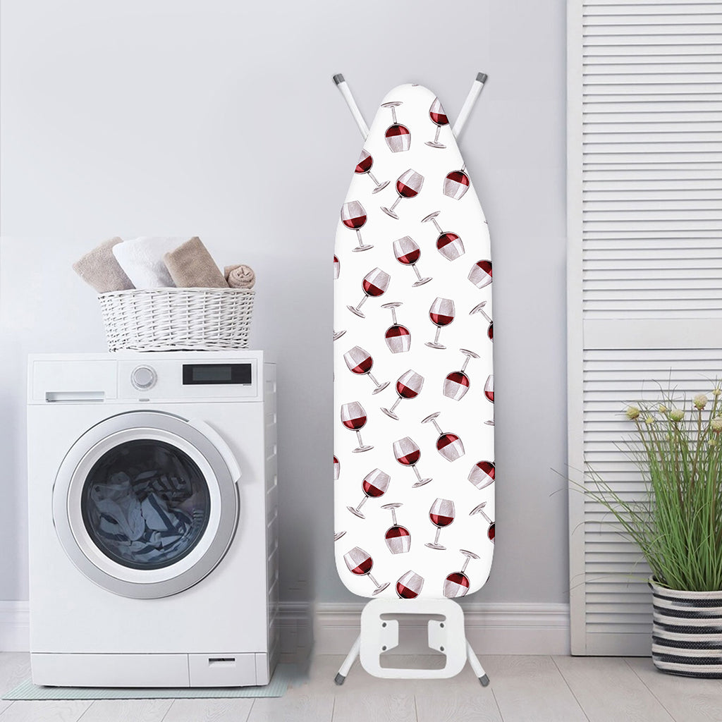 Glasses Of Wine Pattern Print Ironing Board Cover