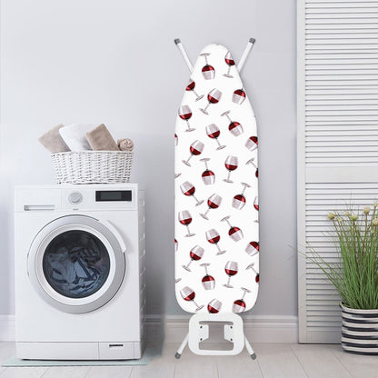 Glasses Of Wine Pattern Print Ironing Board Cover