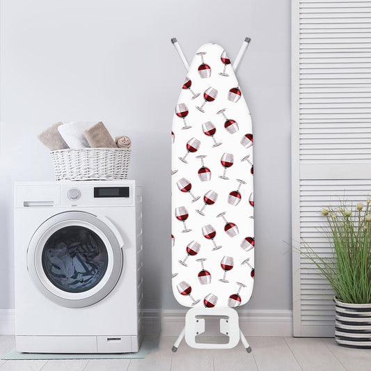 Glasses Of Wine Pattern Print Ironing Board Cover