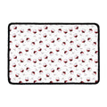 Glasses Of Wine Pattern Print Kitchen Mat