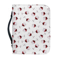 Glasses Of Wine Pattern Print Leather Bible Cover