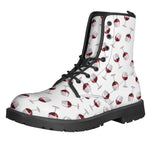 Glasses Of Wine Pattern Print Backpack