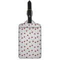 Glasses Of Wine Pattern Print Luggage Tag
