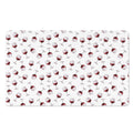 Glasses Of Wine Pattern Print Polyester Doormat