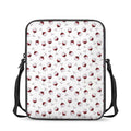 Glasses Of Wine Pattern Print Rectangular Crossbody Bag