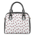 Glasses Of Wine Pattern Print Shoulder Handbag