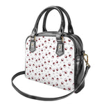 Glasses Of Wine Pattern Print Shoulder Handbag
