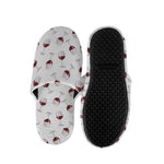 Glasses Of Wine Pattern Print Slippers