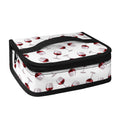 Glasses Of Wine Pattern Print Small Lunch Bag