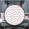 Glasses Of Wine Pattern Print Tire Cover