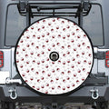 Glasses Of Wine Pattern Print Tire Cover With Camera Hole
