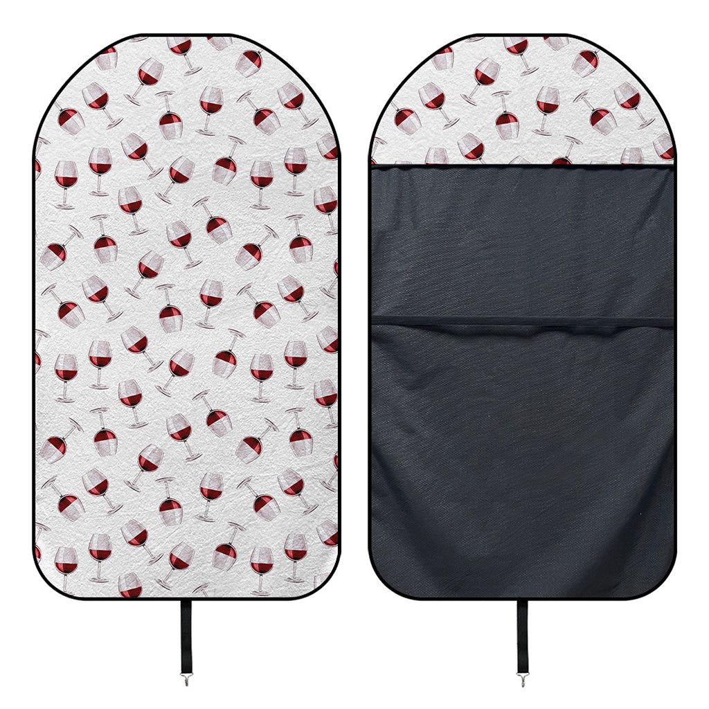 Glasses Of Wine Pattern Print Waterproof Car Seat Cover