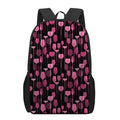 Glasses Of Wine Print 17 Inch Backpack