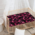 Glasses Of Wine Print Baby Crib Sheet