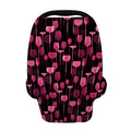 Glasses Of Wine Print Baby Seat Cover