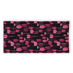 Glasses Of Wine Print Beach Towel