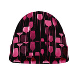 Glasses Of Wine Print Beanie