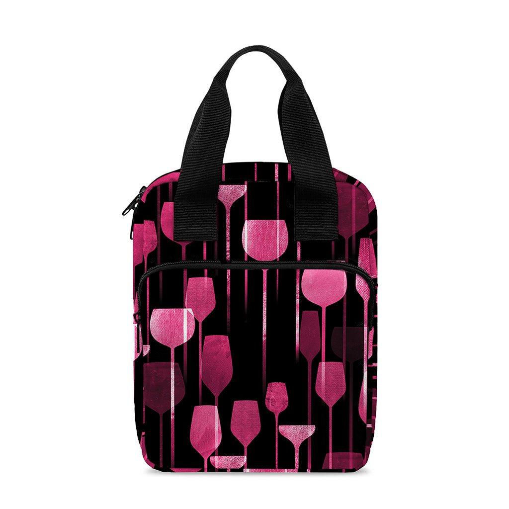 Glasses Of Wine Print Bible Tote Bag