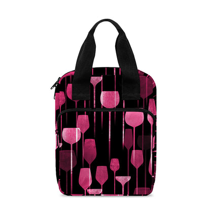 Glasses Of Wine Print Bible Tote Bag