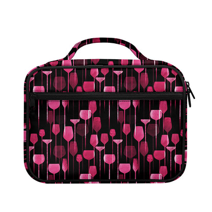 Glasses Of Wine Print Briefcase Bible Bag