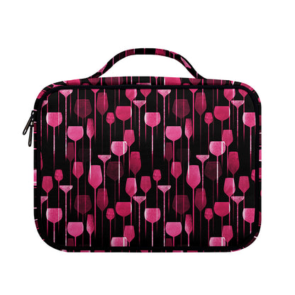 Glasses Of Wine Print Briefcase Bible Bag