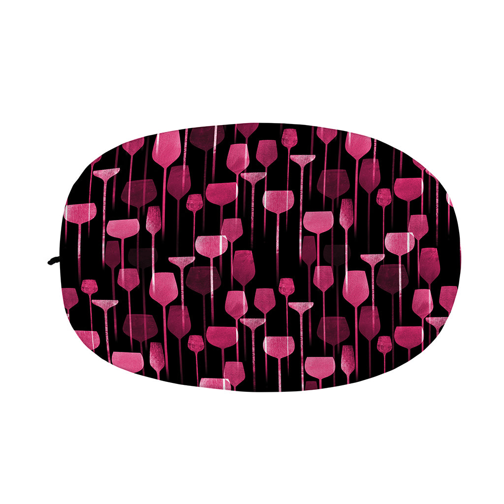 Glasses Of Wine Print Car Side Mirror Covers