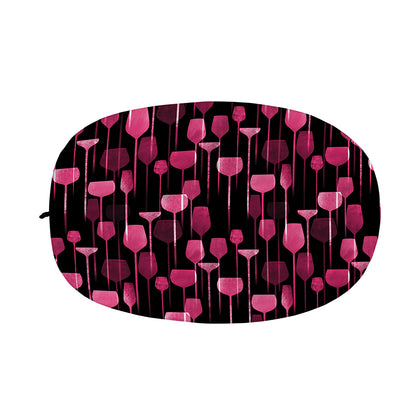 Glasses Of Wine Print Car Side Mirror Covers