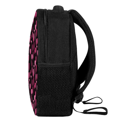 Glasses Of Wine Print Casual Backpack