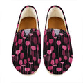 Glasses Of Wine Print Casual Shoes