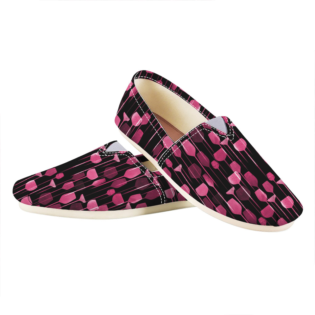 Glasses Of Wine Print Casual Shoes