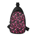 Glasses Of Wine Print Sling Bag