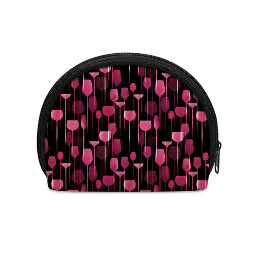 Glasses Of Wine Print Coin Purse